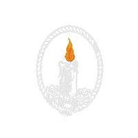 Candle Flame Sticker by 'Stache Salt