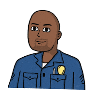 artbyricag the rookie wade grey Sticker