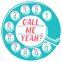 MarkBijak yeah phone call me telephone Sticker