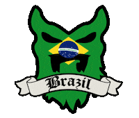 Brazil Beard Sticker by BEARDED VILLAINS