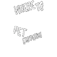 Cat Dog Sticker by WHERE TO PET ?