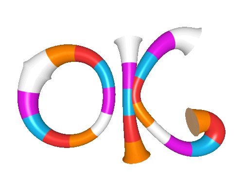 No Problem Ok Sticker by Omer Studios