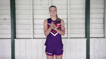 Clap Miller GIF by Fremantle Dockers