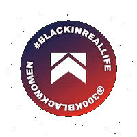 300kblackwomen 300kblackwomen 300k black women bounce back marketplace bouncebackpledge Sticker