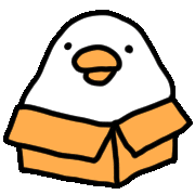 Weishasha excited duck carton weishasha Sticker