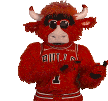 Benny The Bull Nba Sticker by Chicago Bulls