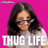 Thug Life Canary GIF