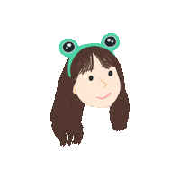 Happy Girl Sticker