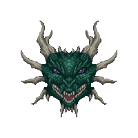 Pixel Dragon Sticker