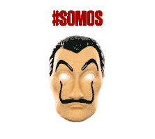 la casa de papel mask Sticker by NetflixPT
