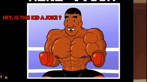 gribbsbrok joke nintendo clash mike tyson GIF