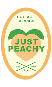 Stickers Peach Sticker by CottageSprings