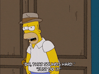 scared homer simpson GIF