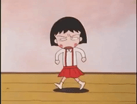 Angry Chibi Maruko GIF