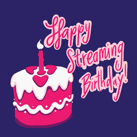 Streaming Happy Birthday GIF by Vinivia - Do it LIVE.