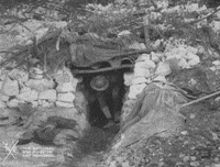 NationalWWIMuseum black and white military footage soldiers GIF