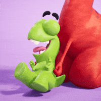 Dinosaur Laughing GIF by Claynosaurz
