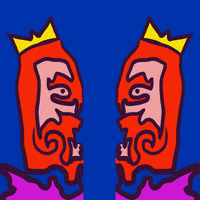 Digital Art Kiss GIF