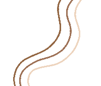 Illustration Waving Sticker