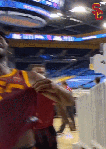 Excited March Madness GIF by USC Trojans