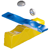 3D Jump Sticker by Vince Mckelvie