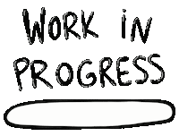 Create Work In Progress Sticker