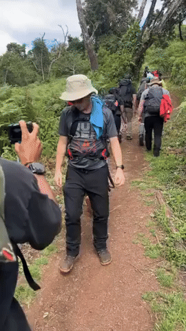Man Climbs Kilimanjaro Backwards to Raise Money for Charity