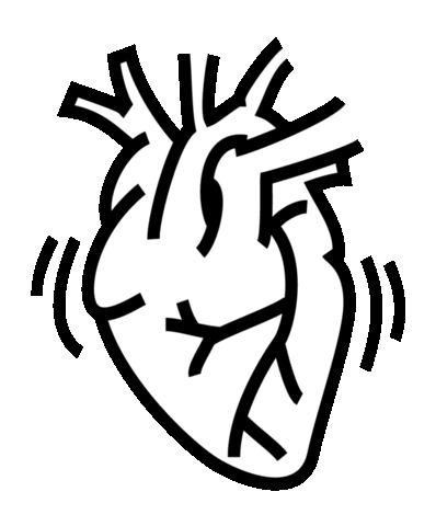 Heart Heartbeat Sticker by Fuenfwerken
