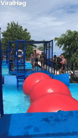 Watery Wipeout Course Claims Another Faceplant