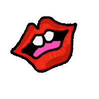 lips kiss Sticker