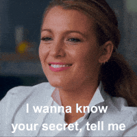 Spill It Tell Me GIF by Blake Lively Fan