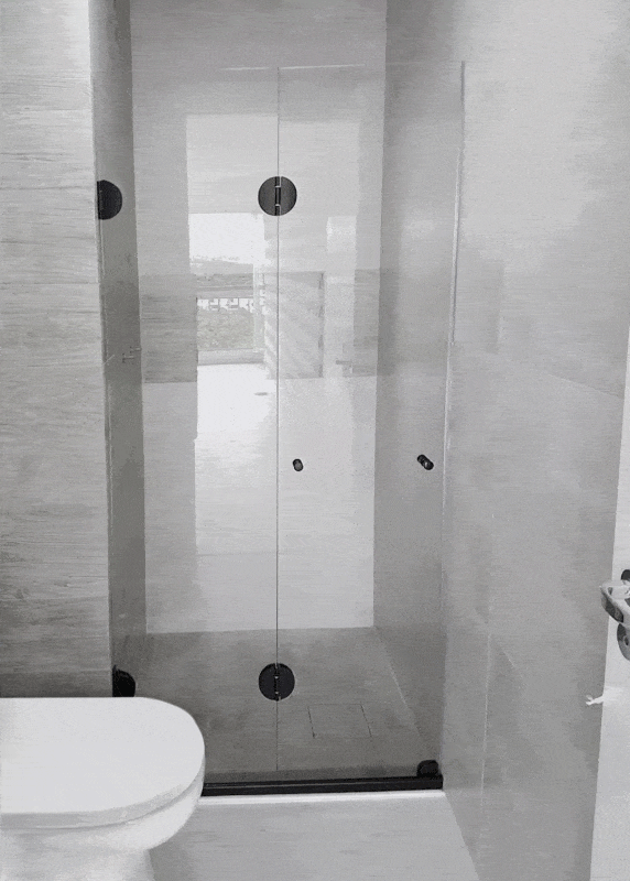 ideiaglass box flex banheiro dobradica GIF
