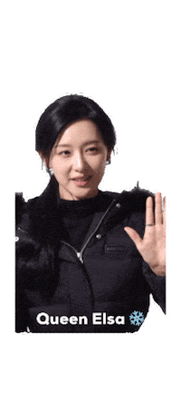 Queen Elsa Winter Sticker