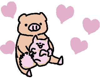 Coffee Pig Sticker
