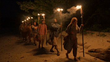 Walking Torch GIF by Survivor CBS