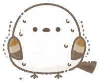 nakasan_ms bird かわいい 鳥 とり Sticker