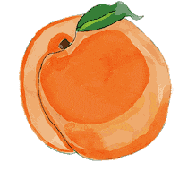 peach Sticker
