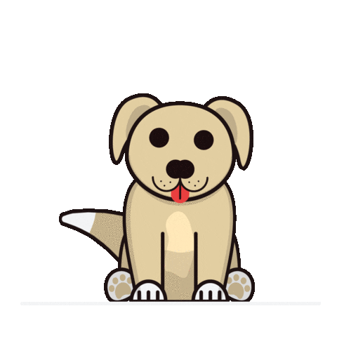 dog puppy Sticker by Guy with Red Beard