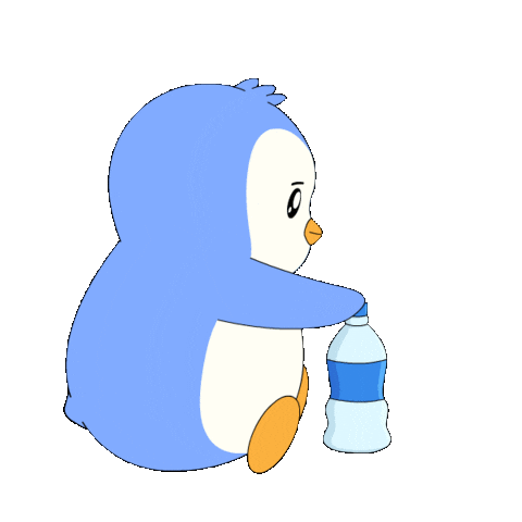 Fun Water Sticker by Pudgy Penguins