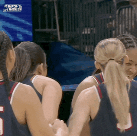 Excited College Basketball GIF by NCAA March Madness