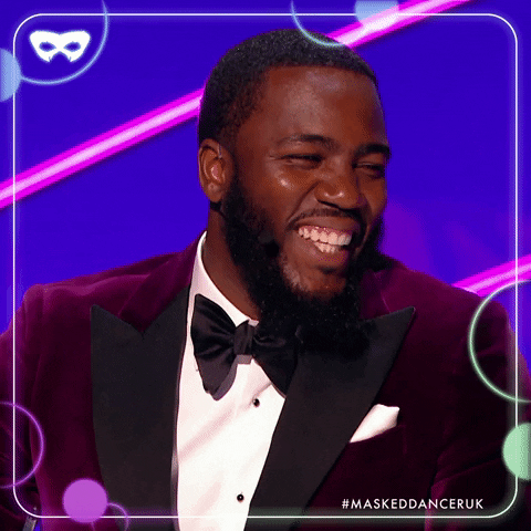 Happy Giggle GIF by The Masked Singer UK & The Masked Dancer UK