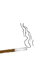 Illustration Smoking Sticker by TheCoolHeART