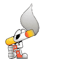 cigarette smoking Sticker by Jimmy Simpson