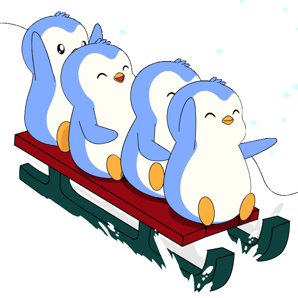 Fun Sliding Sticker by Pudgy Penguins
