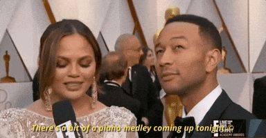 john legend oscar awards 2017 GIF by E!