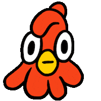 Hen Galileo Sticker by Esmile Studio