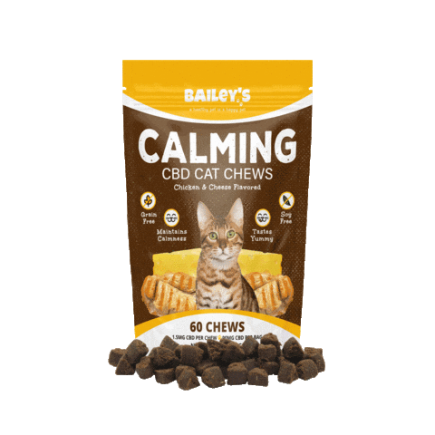 Cat Health Sticker by Bailey's CBD