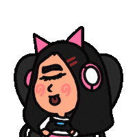 Girl Pink Sticker