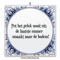 Nl Geluk GIF by Tegelspreuken.nl