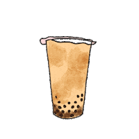 emilysookdeo dessert boba bubbletea milktea Sticker